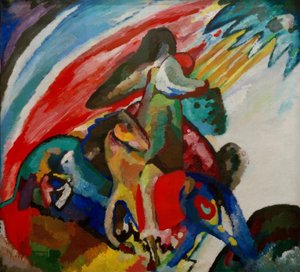 Improvvisazione 12 (Il cavaliere) da Wassily Kandinsky